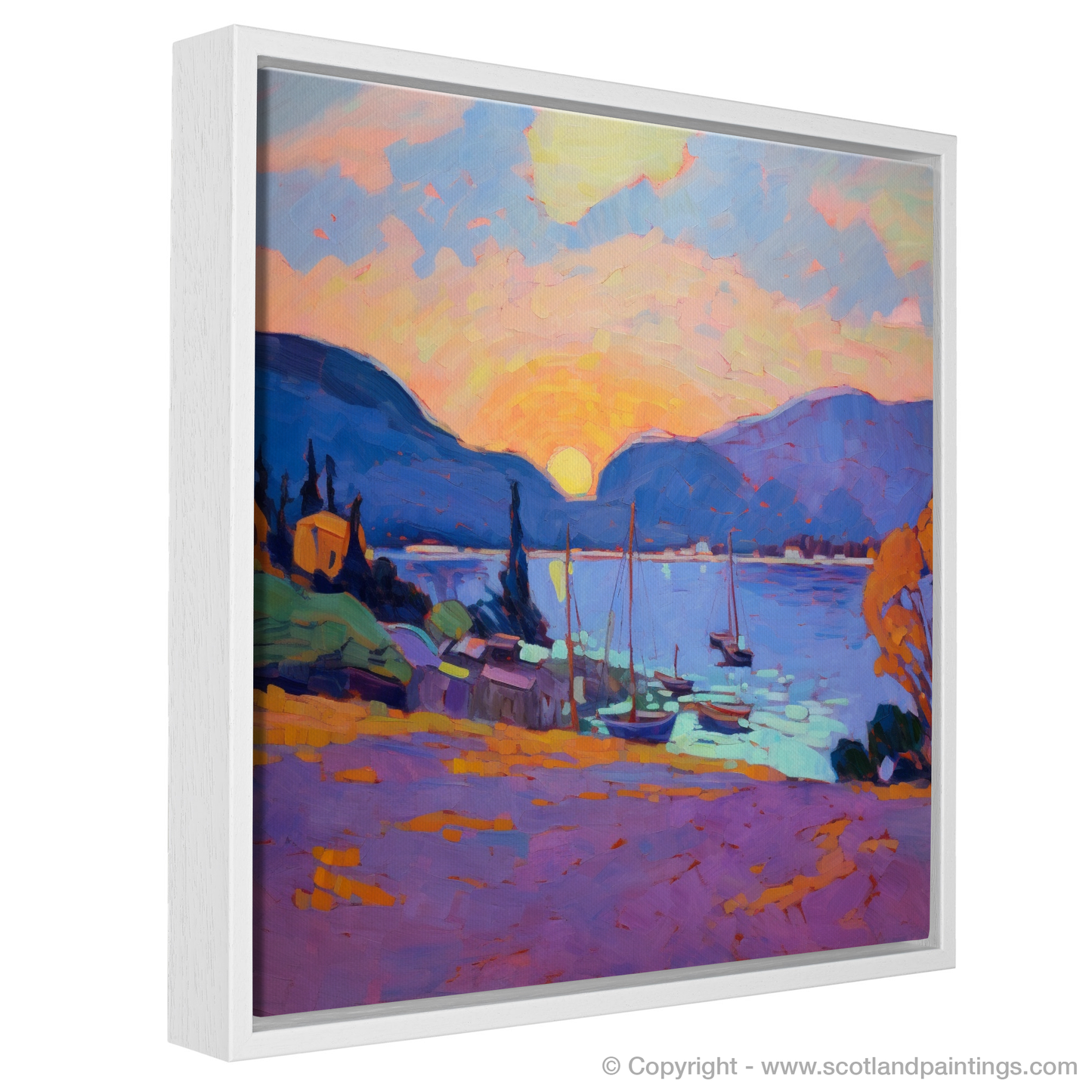 Tayvallich Harbour at Dusk: An Impressionist Enchantment