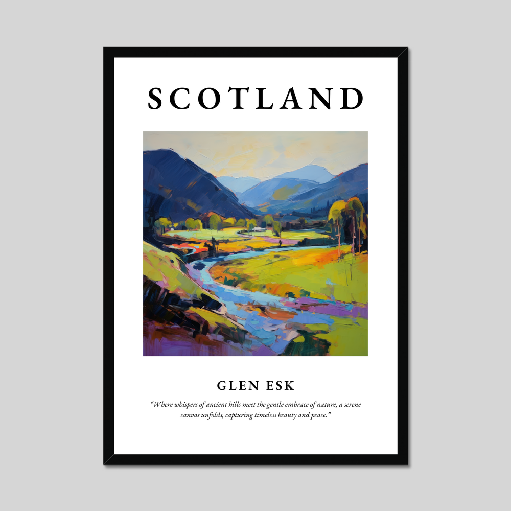 Poster of Glen Esk, Scotland.