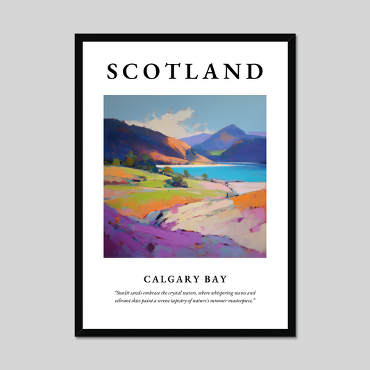 Poster of Calgary Bay, Scotland.