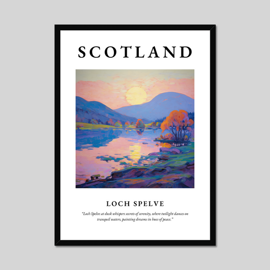 Poster of Loch Spelve, Scotland.