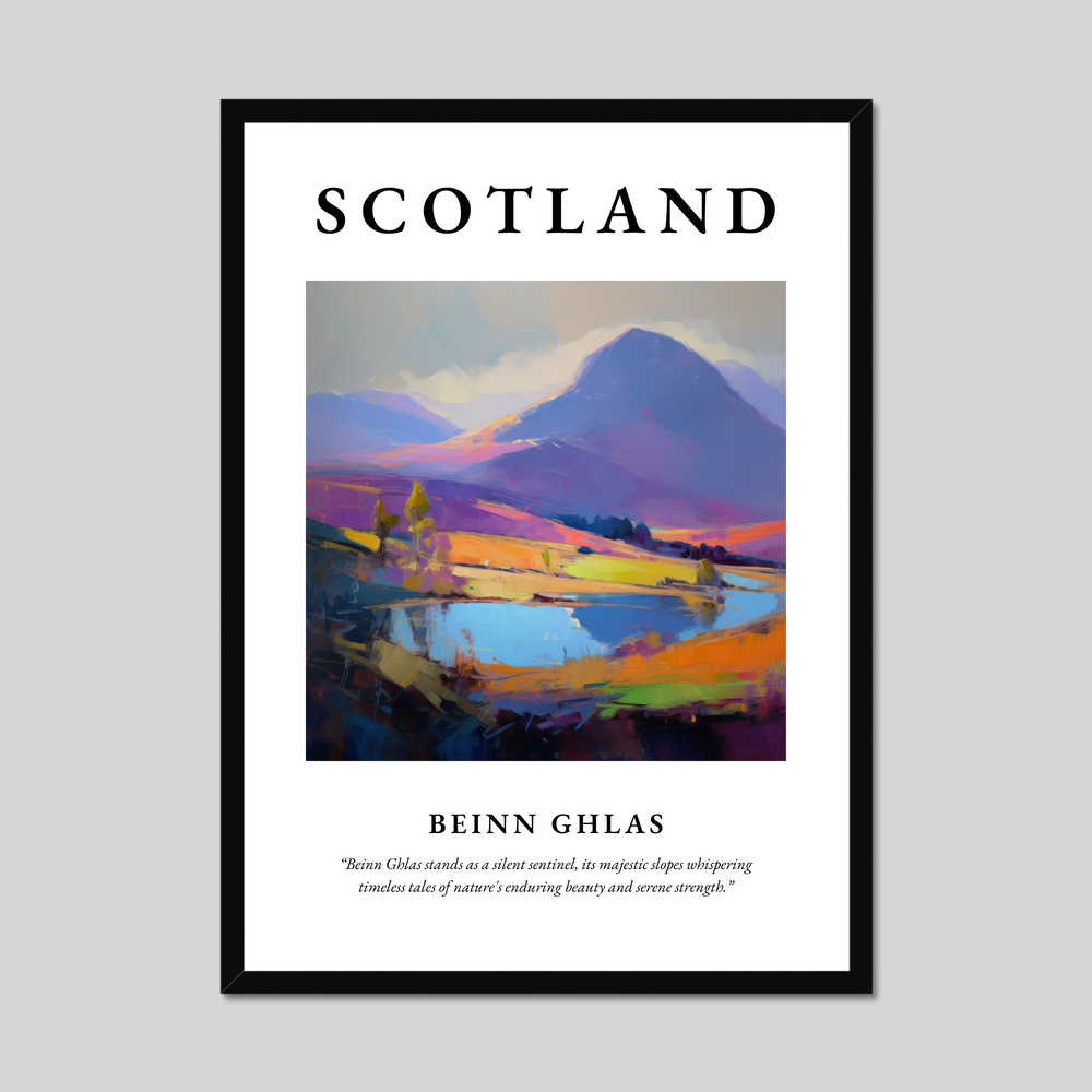 Poster of Beinn Ghlas, Scotland.