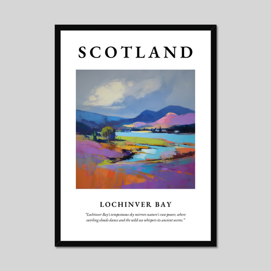 Poster of Lochinver Bay, Scotland.