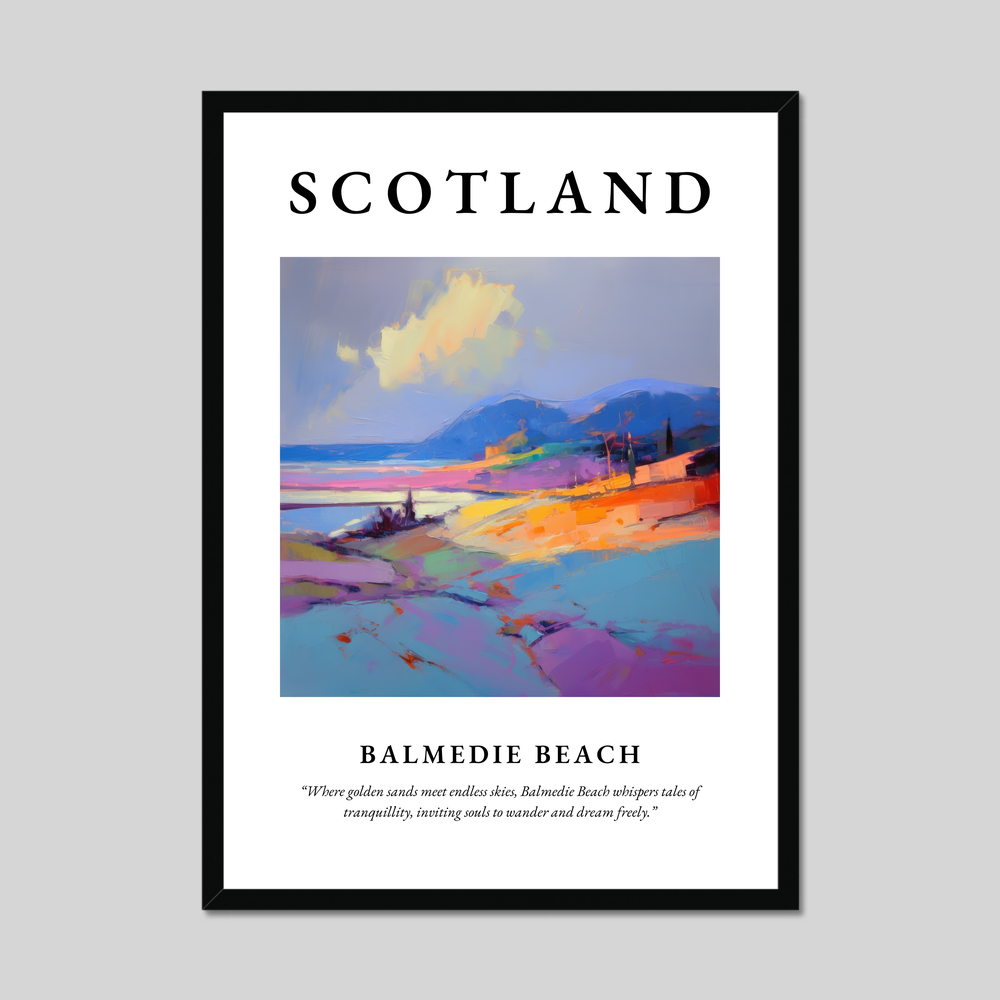 Poster of Balmedie Beach, Scotland.