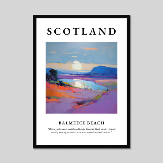 Poster of Balmedie Beach, Scotland.