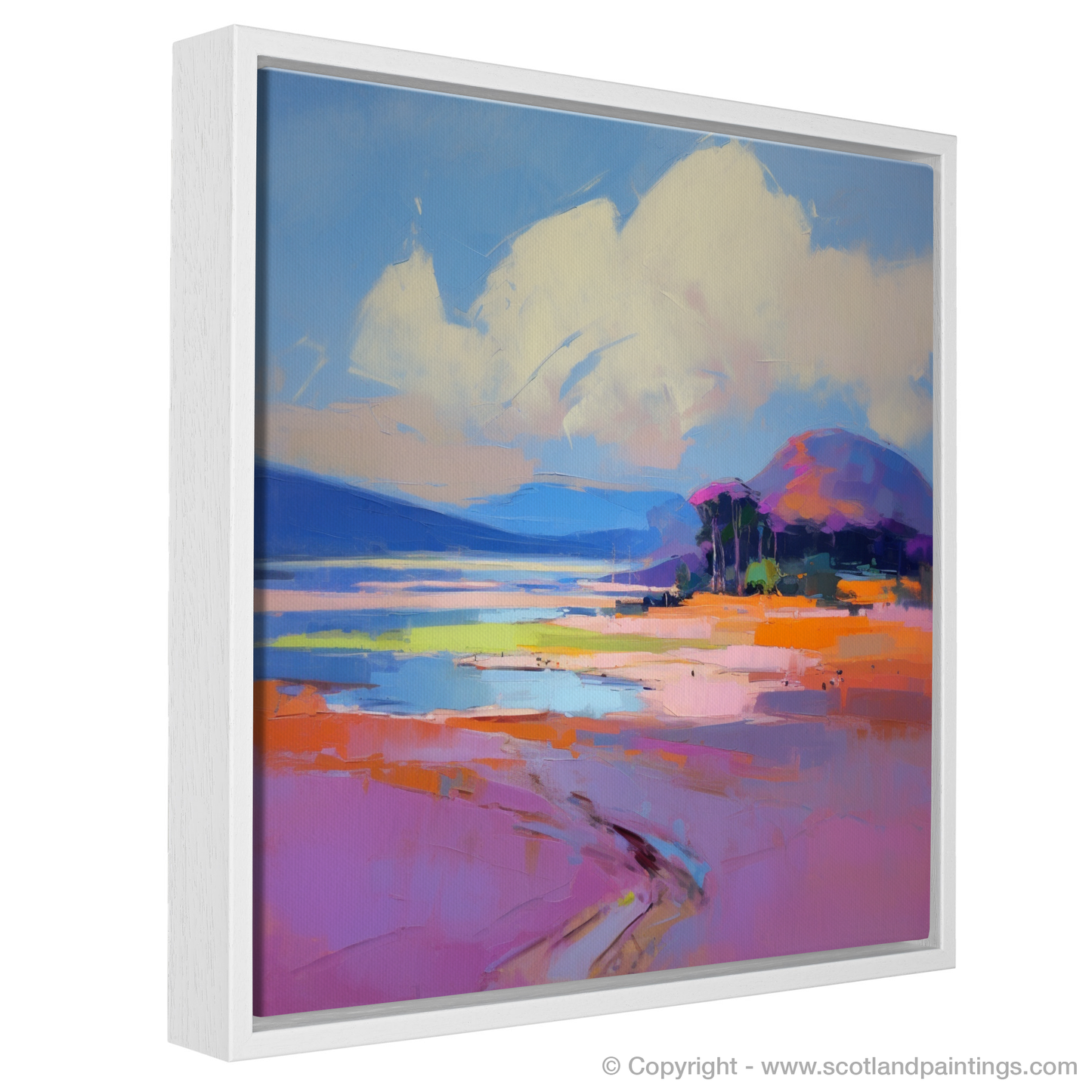 Nairn Beach Enchantment: An Expressionist Journey