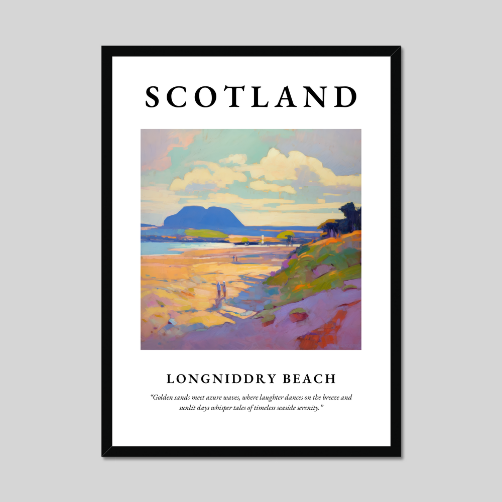 Poster of Longniddry Beach, Scotland.