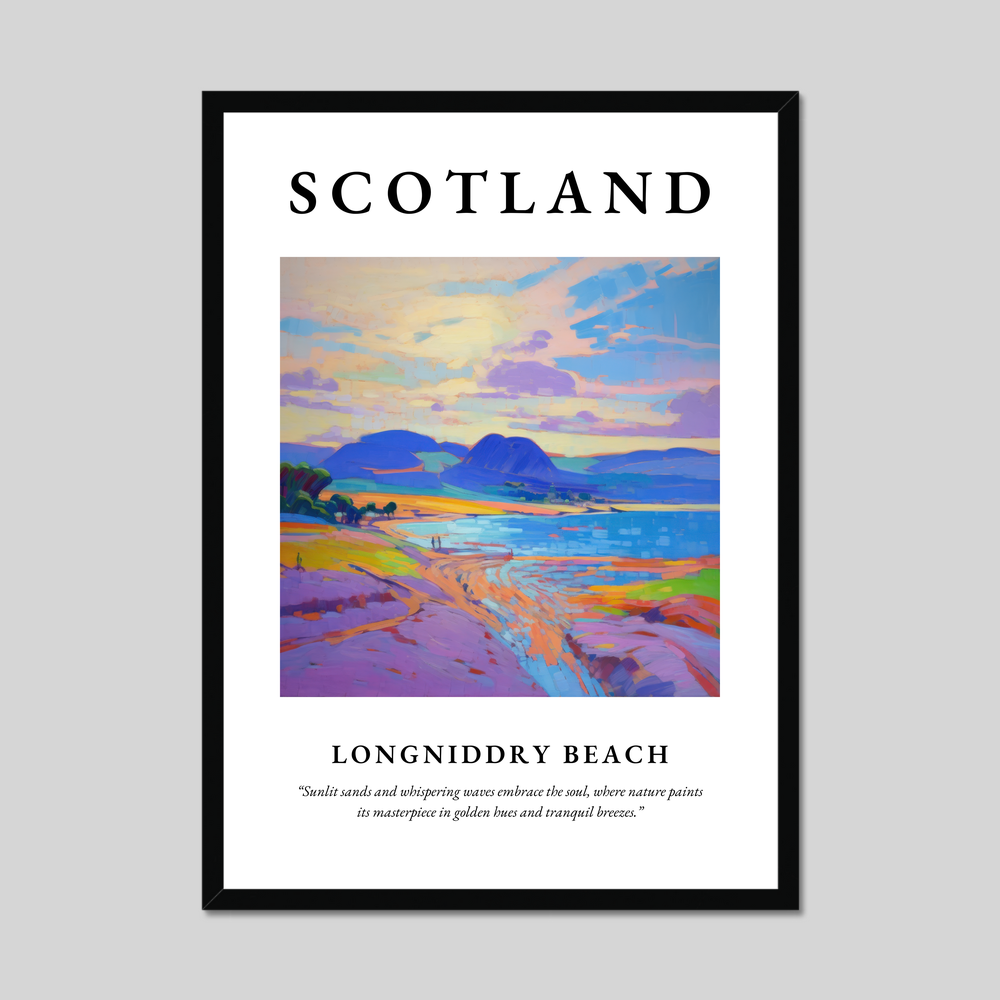 Poster of Longniddry Beach, Scotland.