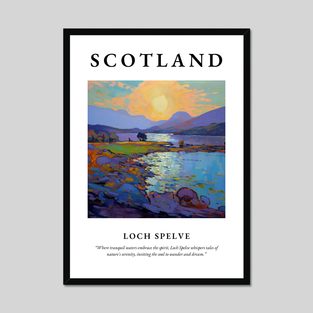 Poster of Loch Spelve, Scotland.