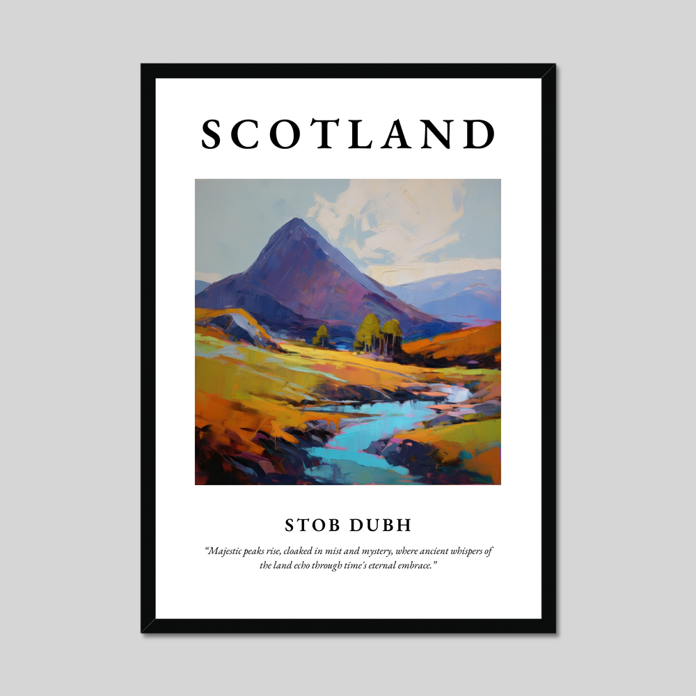 Poster of Stob Dubh, Scotland.