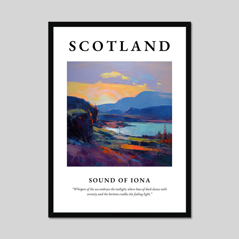 Poster of Sound of Iona, Scotland.