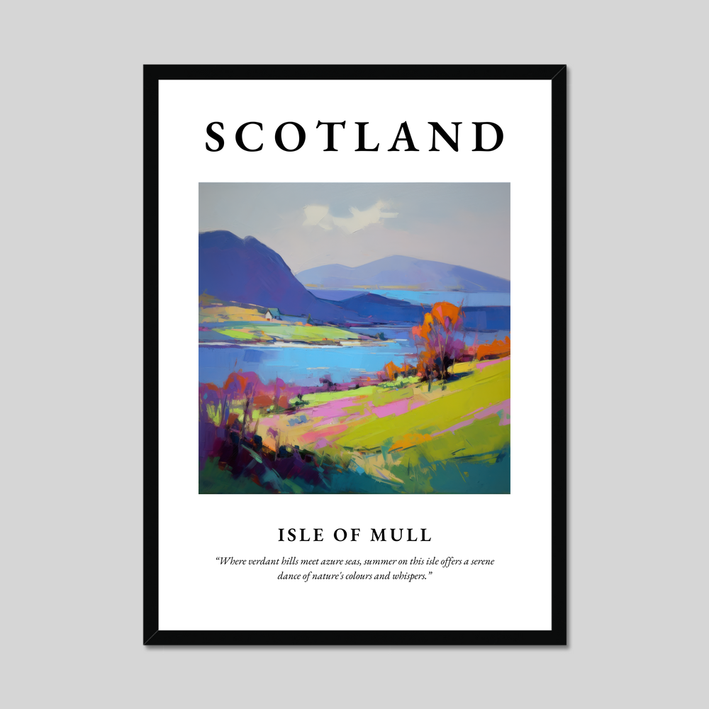 Poster of Isle of Mull, Scotland.