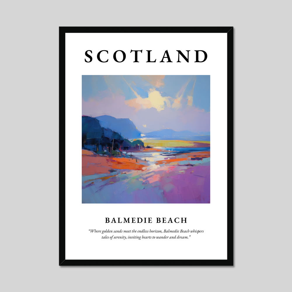 Poster of Balmedie Beach, Scotland.