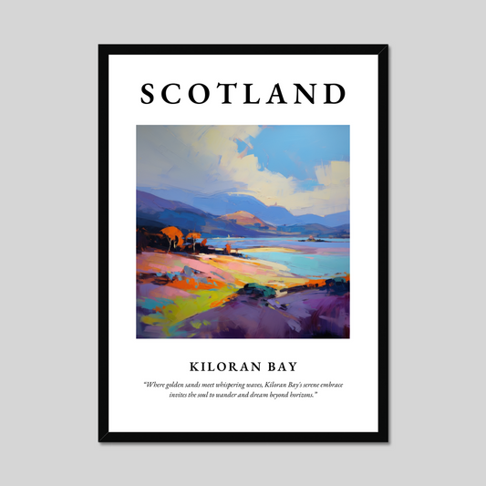 Poster of Kiloran Bay, Scotland.