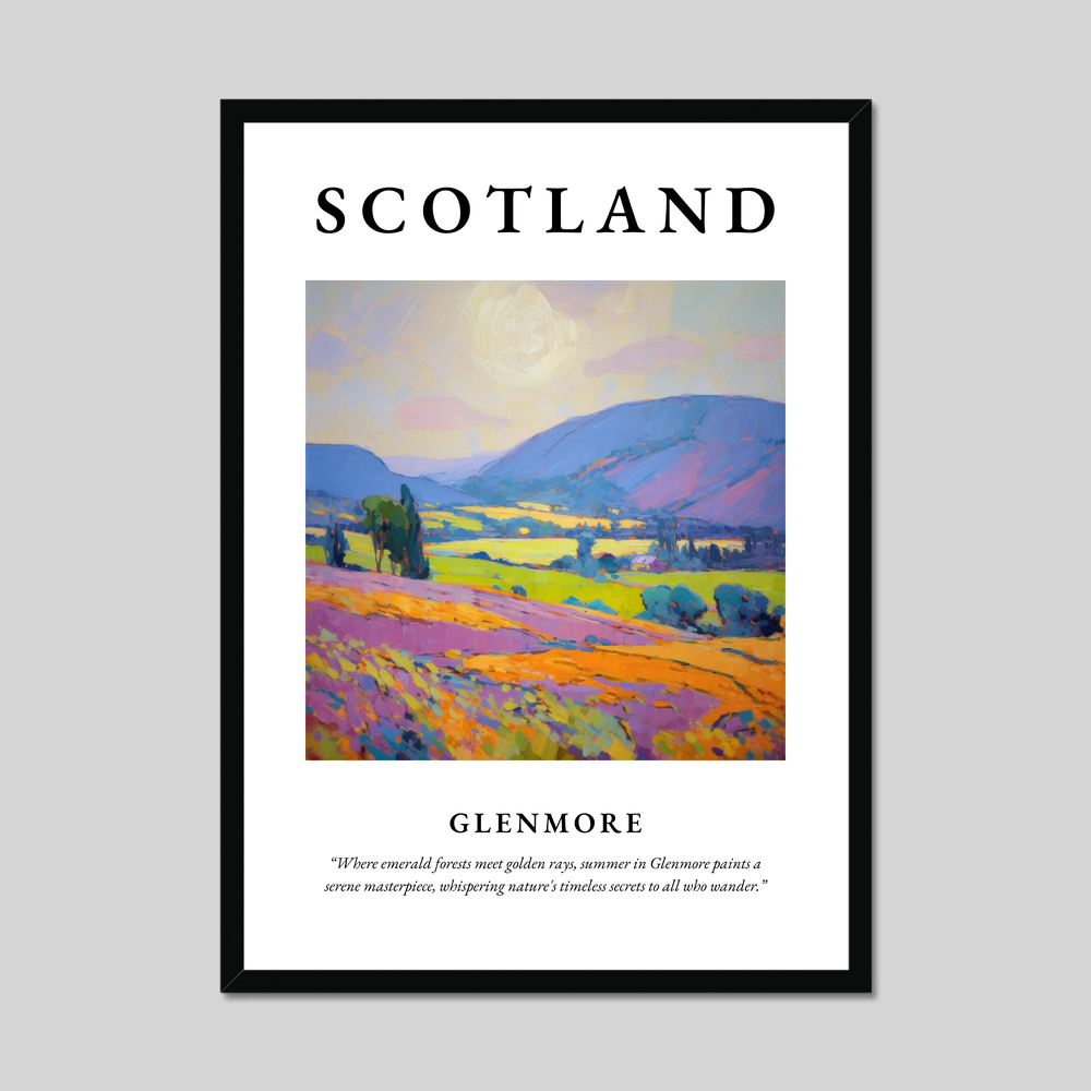 Poster of Glenmore, Scotland.