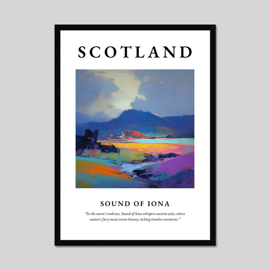 Poster of Sound of Iona, Scotland.