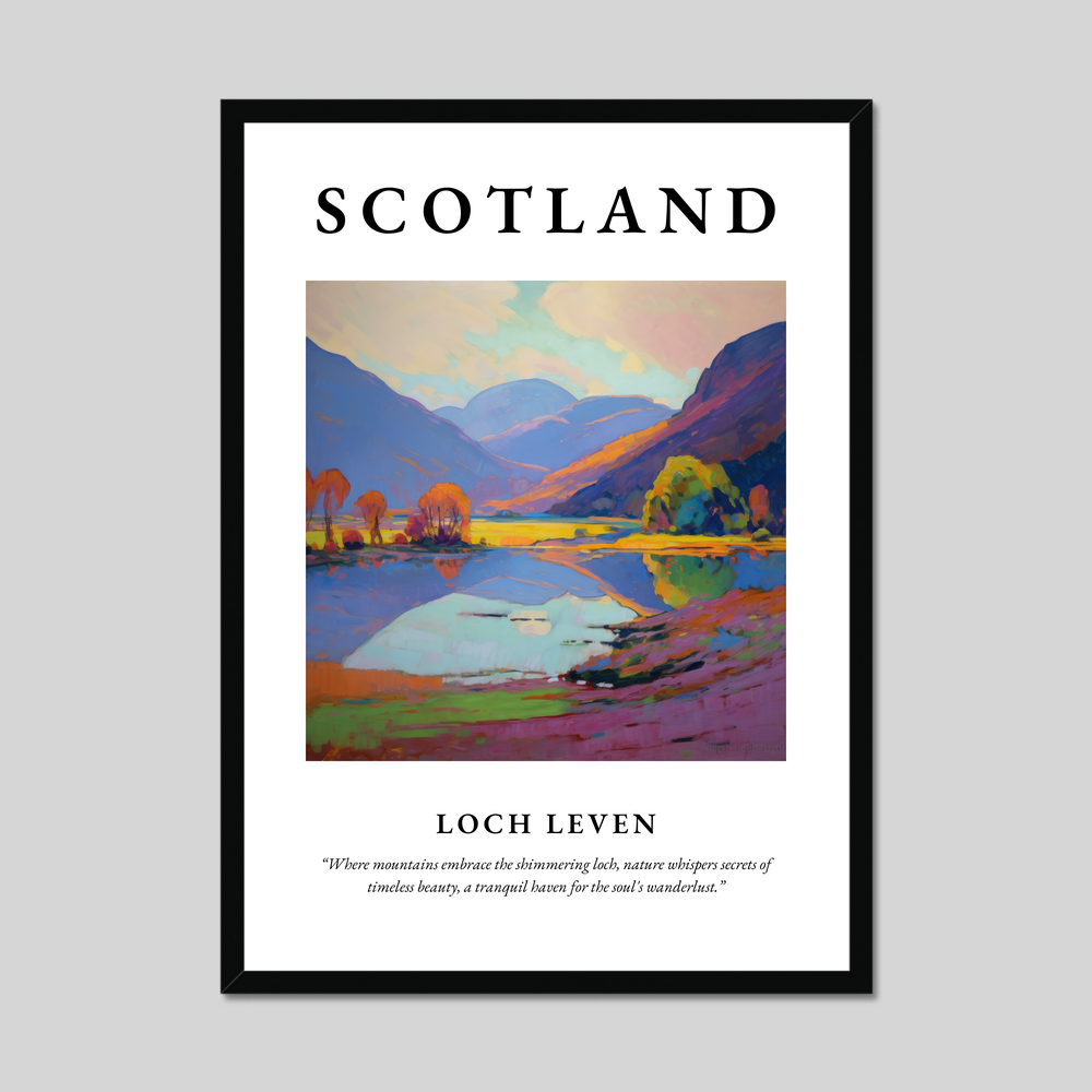 Poster of Loch Leven, Scotland.