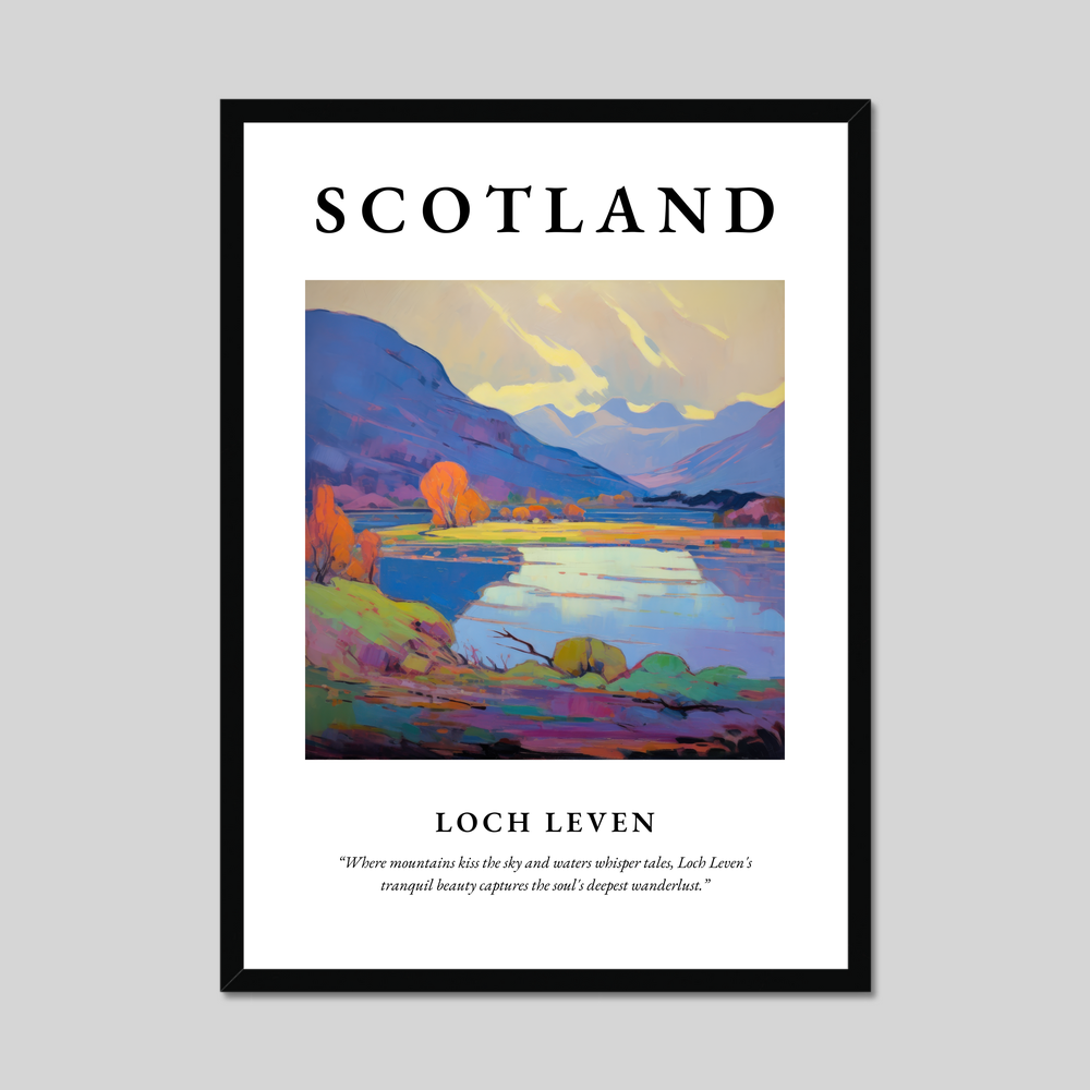 Poster of Loch Leven, Scotland.