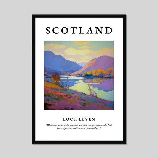 Poster of Loch Leven, Scotland.