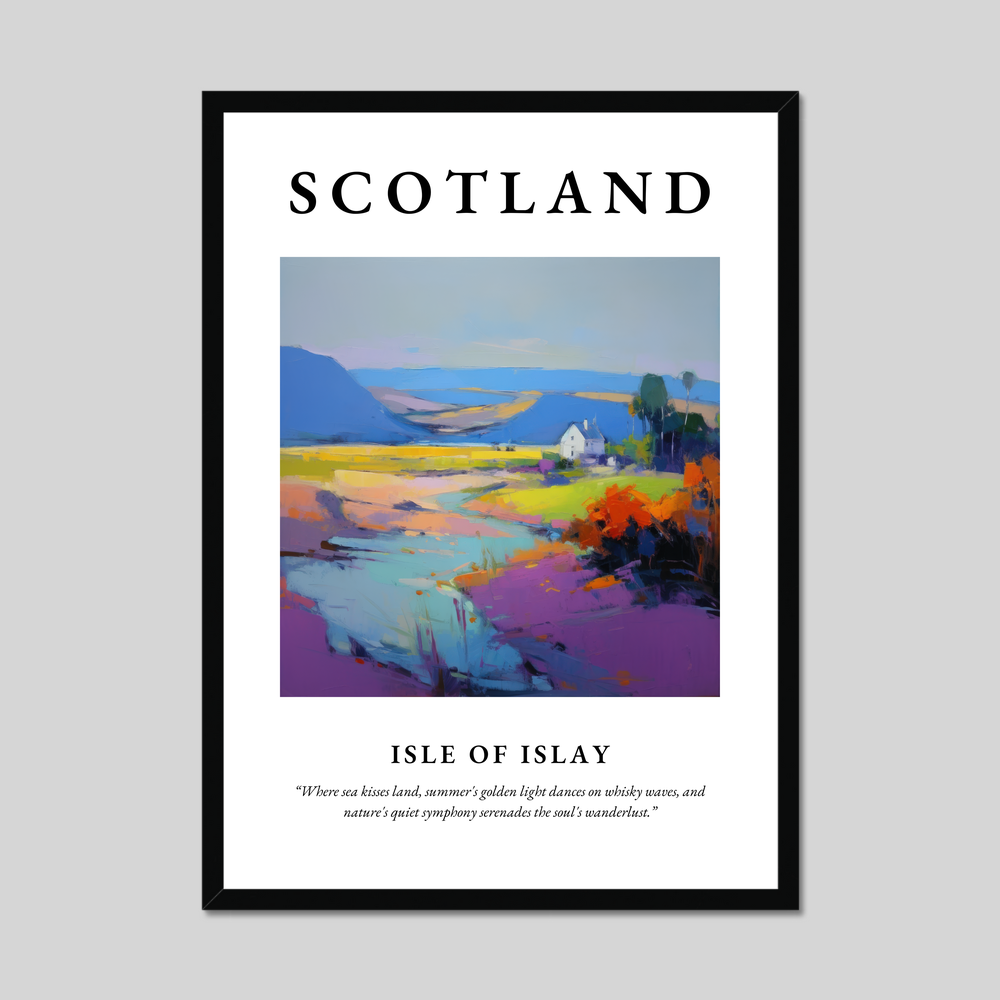 Poster of Isle of Islay, Scotland.