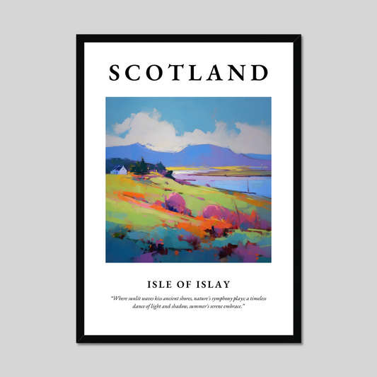 Poster of Isle of Islay, Scotland.