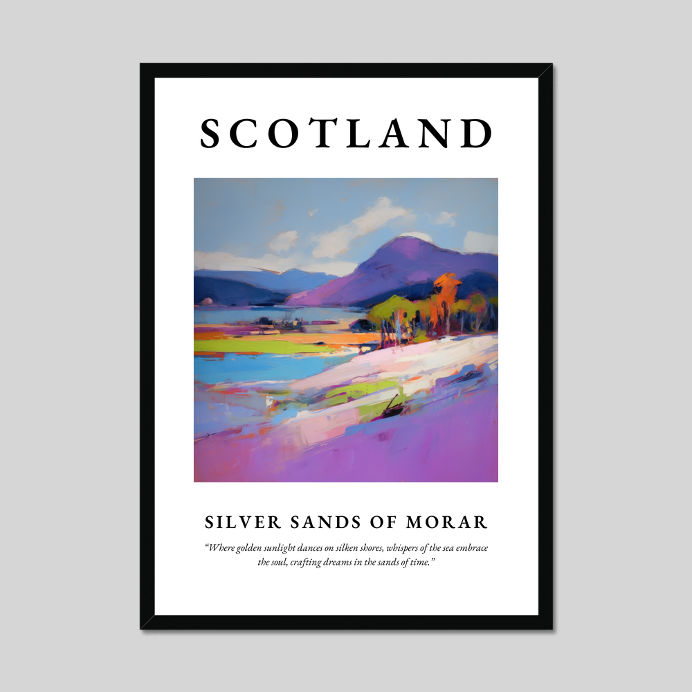 Poster of Silver Sands of Morar, Scotland.