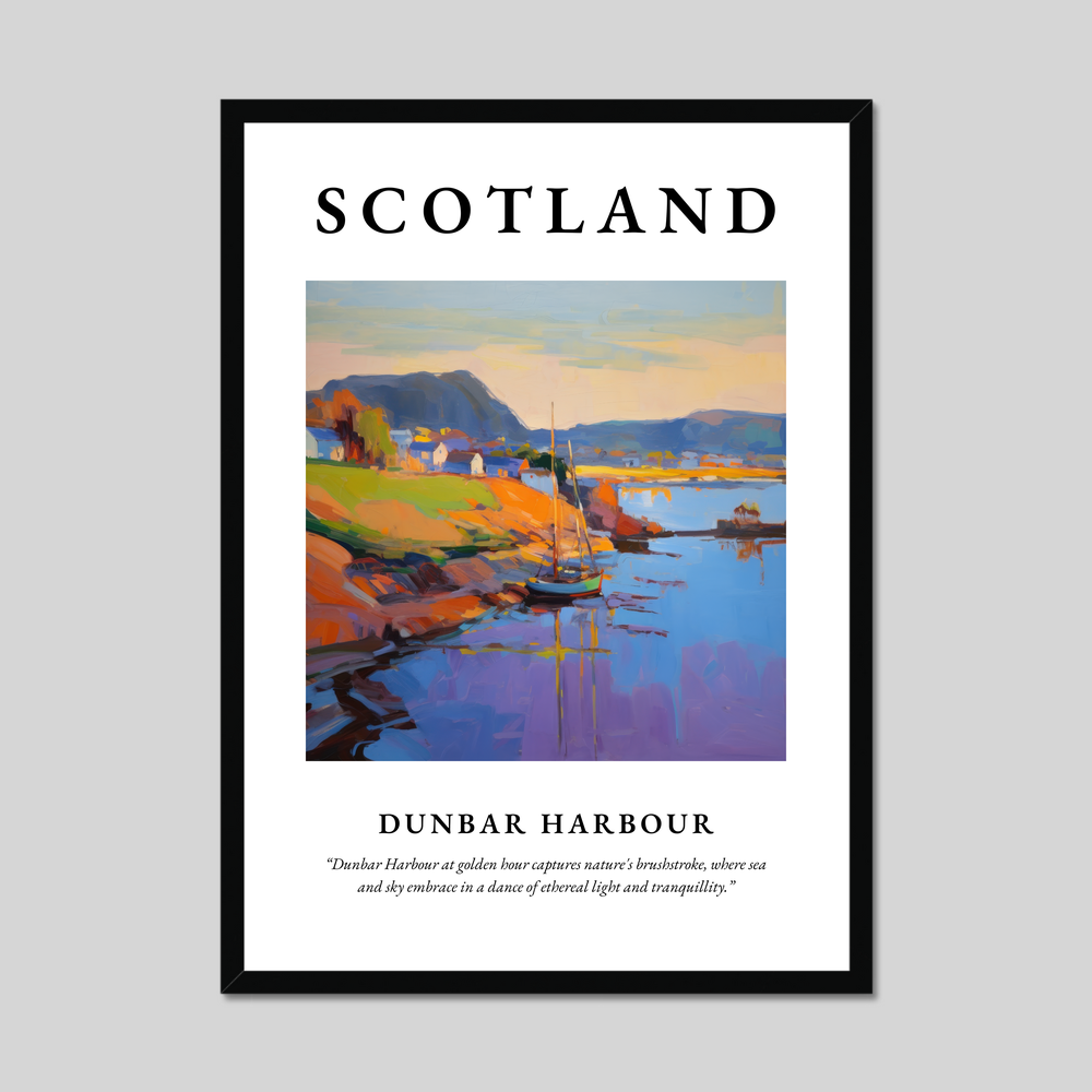 Poster of Dunbar Harbour, Scotland.