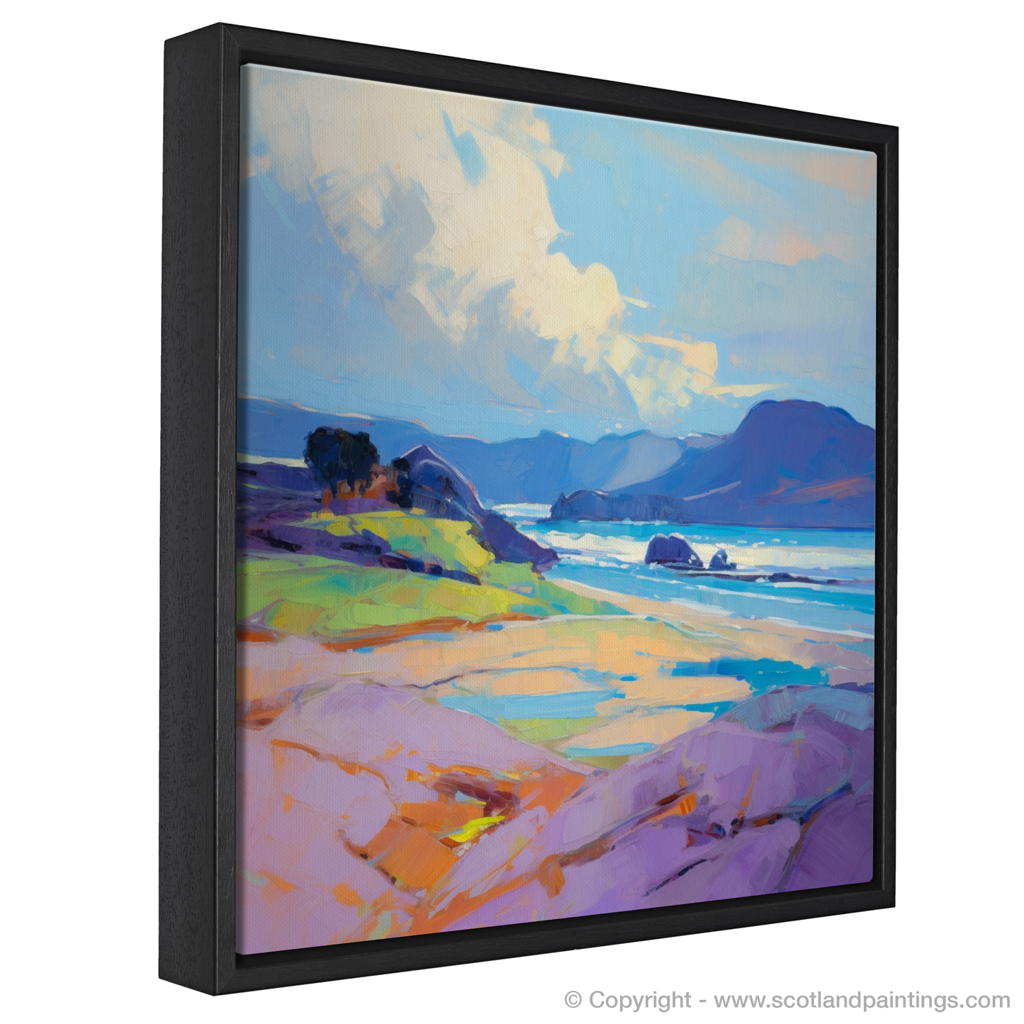 Storm over Durness Beach: An Impressionist Homage to Scotland's Coast