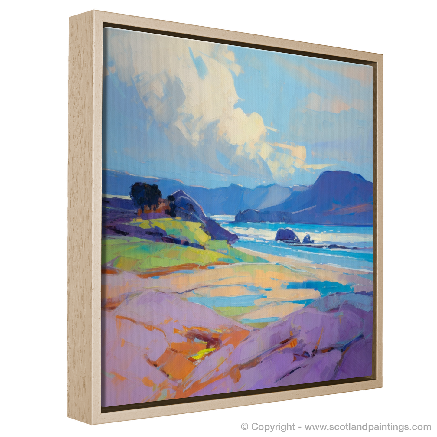 Storm over Durness Beach: An Impressionist Homage to Scotland's Coast