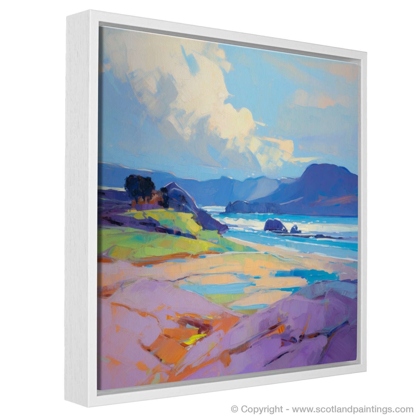 Storm over Durness Beach: An Impressionist Homage to Scotland's Coast