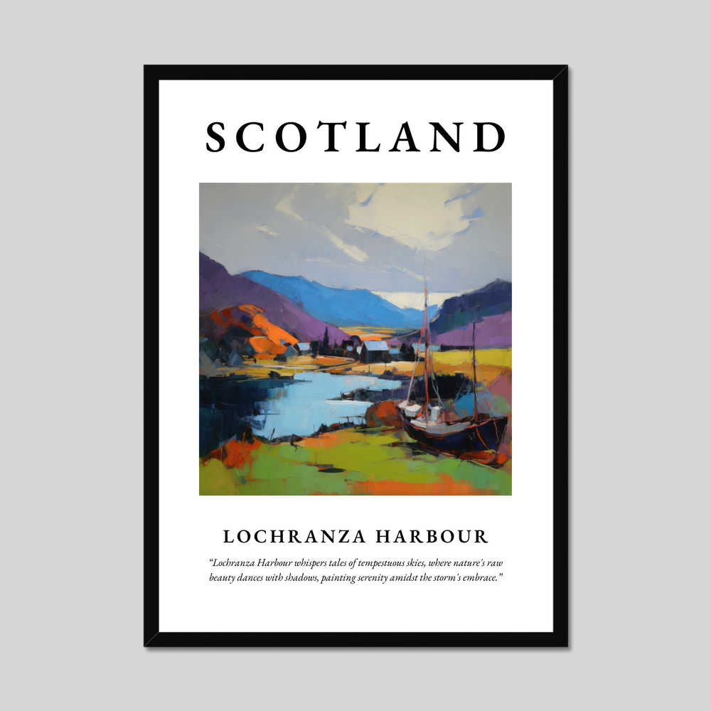 Poster of Lochranza Harbour, Scotland.