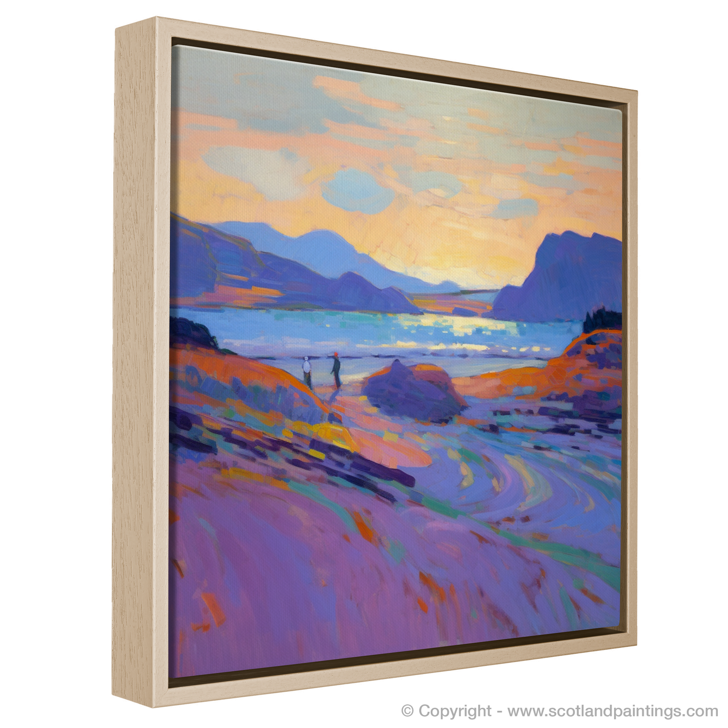 West Sands at Dusk: An Impressionist Ode to Scottish Shores