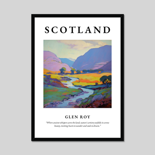 Poster of Glen Roy, Scotland.