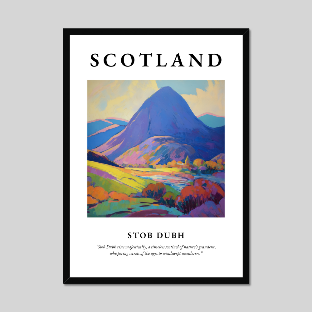 Poster of Stob Dubh, Scotland.