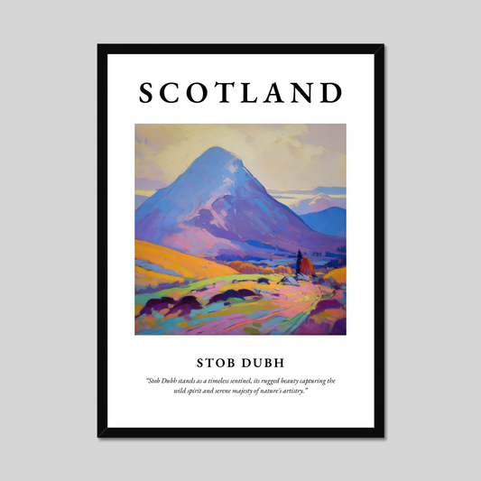 Poster of Stob Dubh, Scotland.