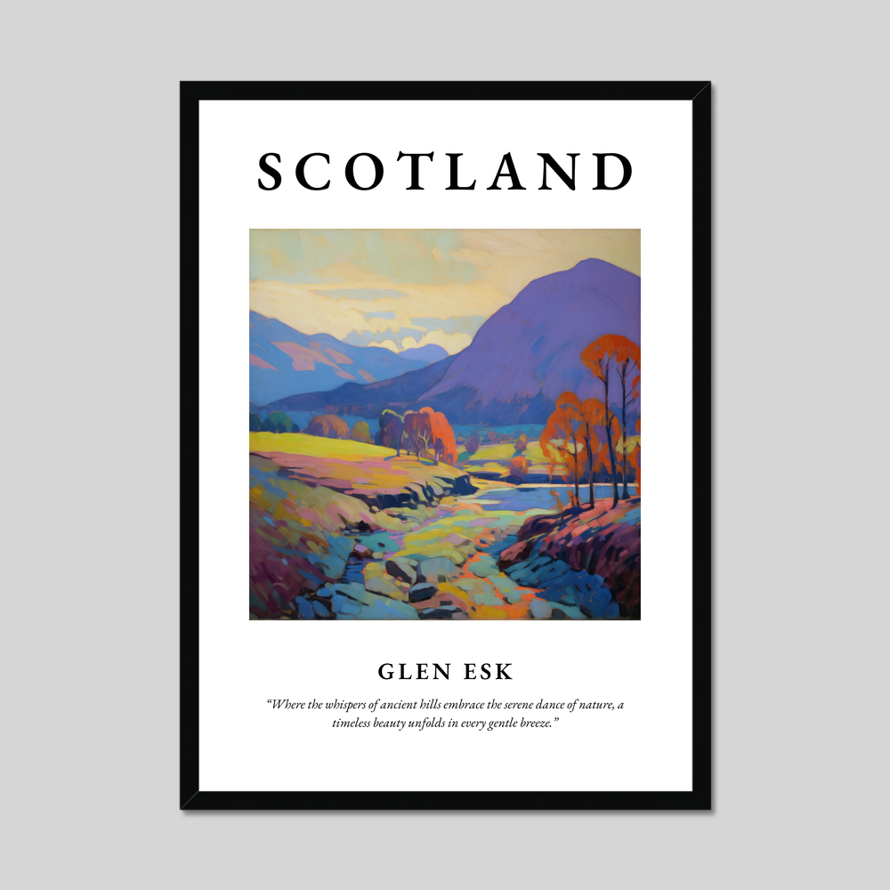 Poster of Glen Esk, Scotland.