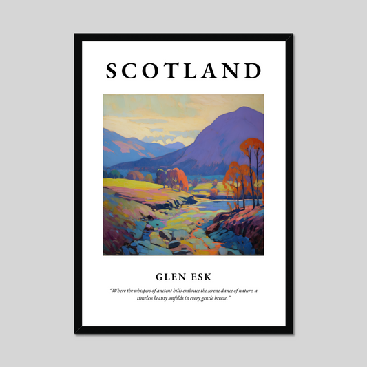 Poster of Glen Esk, Scotland.