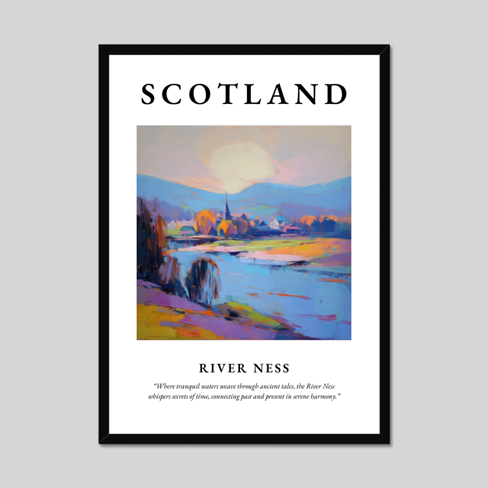 Poster of River Ness, Scotland.