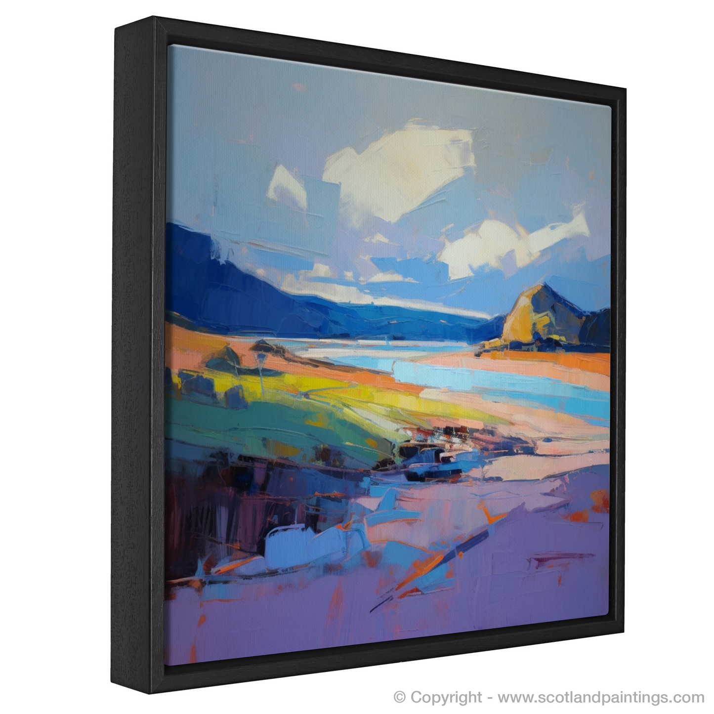 Storm Over Balmedie Beach: An Expressionist Homage to Scotland's Coastal Majesty