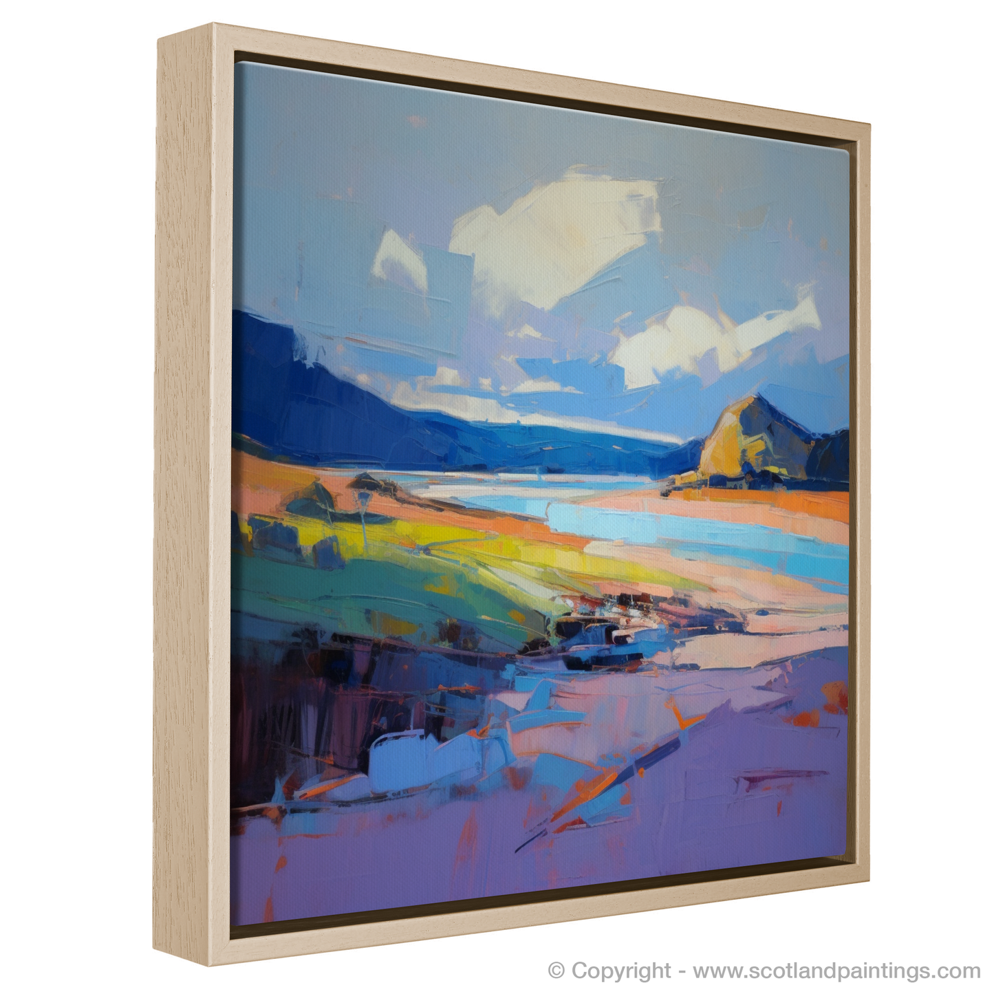 Storm Over Balmedie Beach: An Expressionist Homage to Scotland's Coastal Majesty