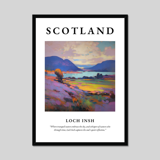 Poster of Loch Insh, Scotland.