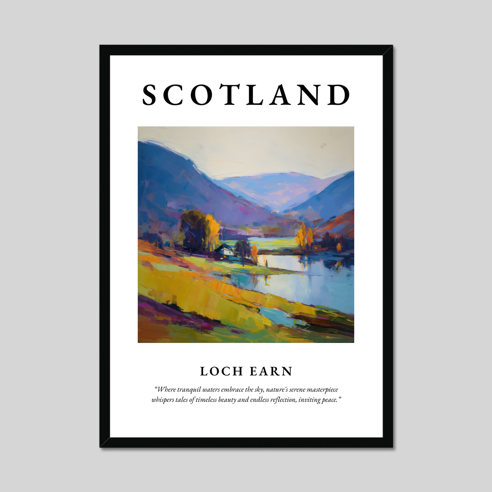 Poster of Loch Earn, Scotland.