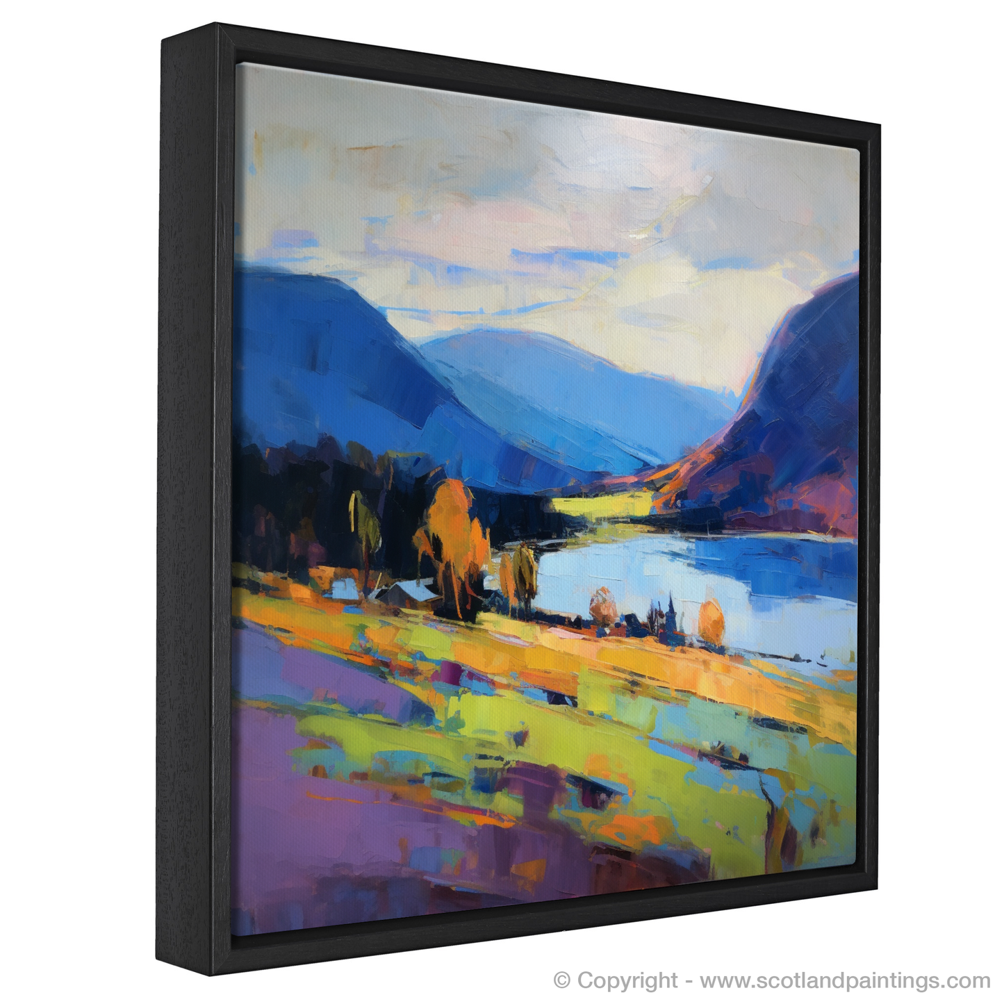 Highland Embrace: An Expressionist Ode to Loch Earn