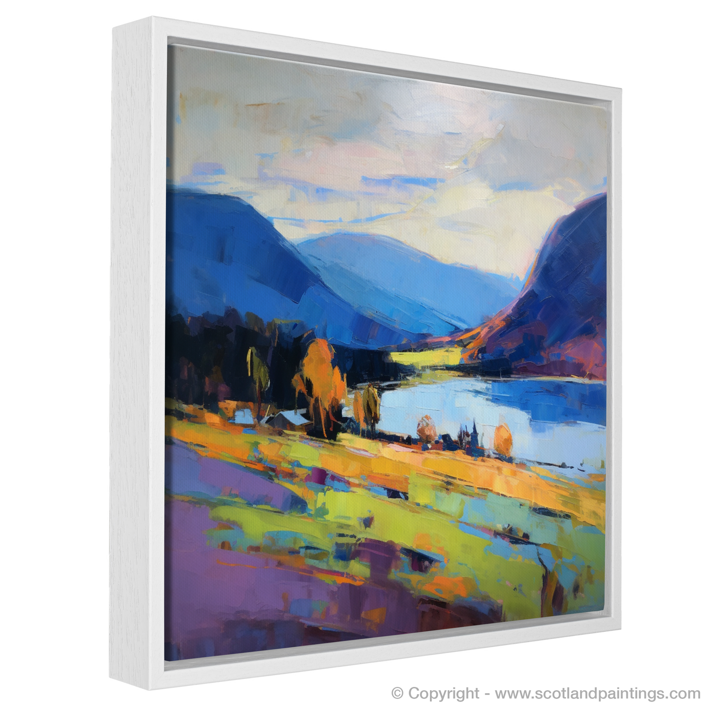 Highland Embrace: An Expressionist Ode to Loch Earn