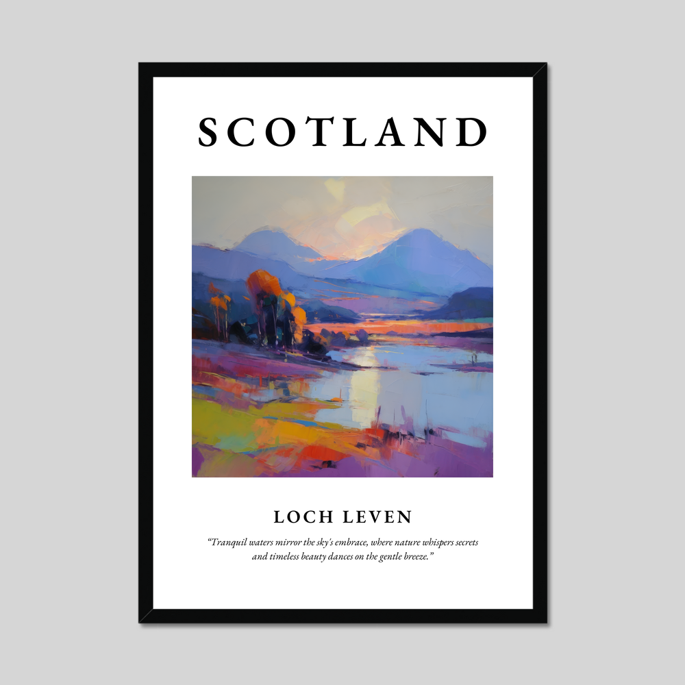 Poster of Loch Leven, Scotland.