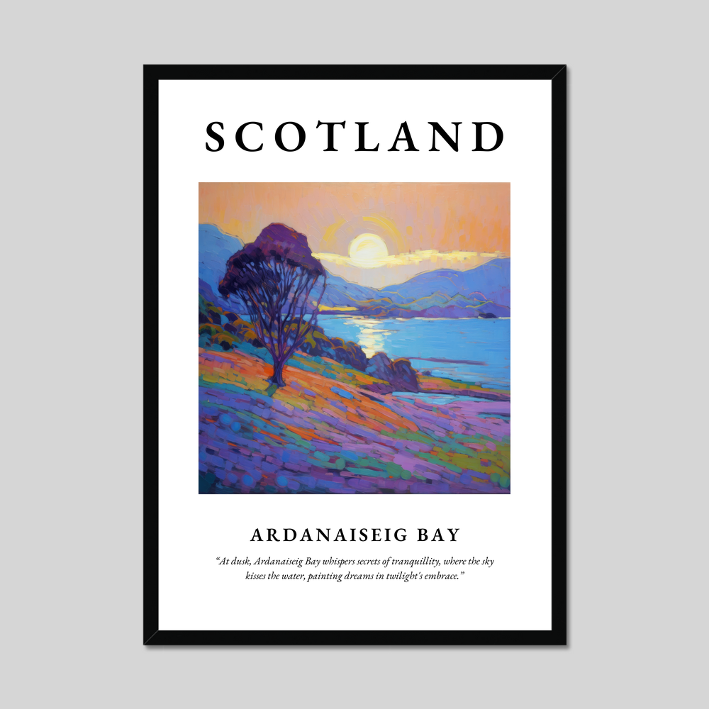 Poster of Ardanaiseig Bay, Scotland.