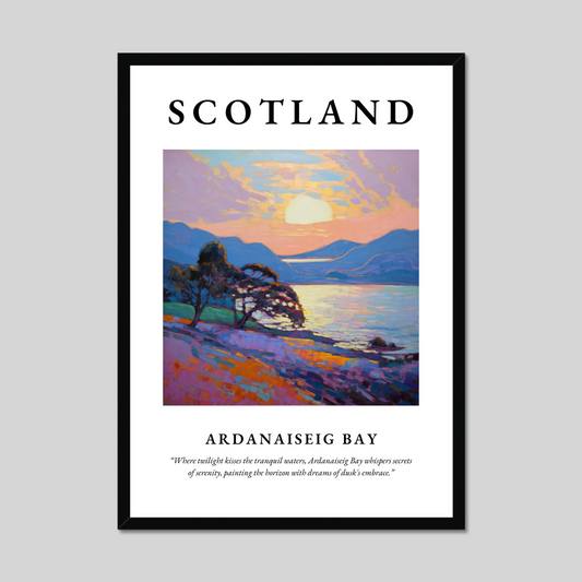 Poster of Ardanaiseig Bay, Scotland.