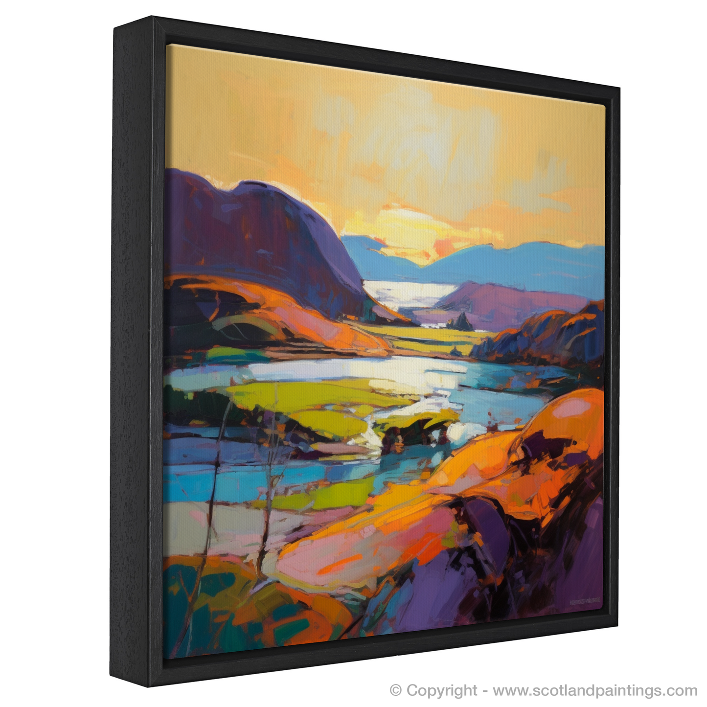 Balnakeil Bay at Sunset: An Expressionist Homage to Scottish Highlands