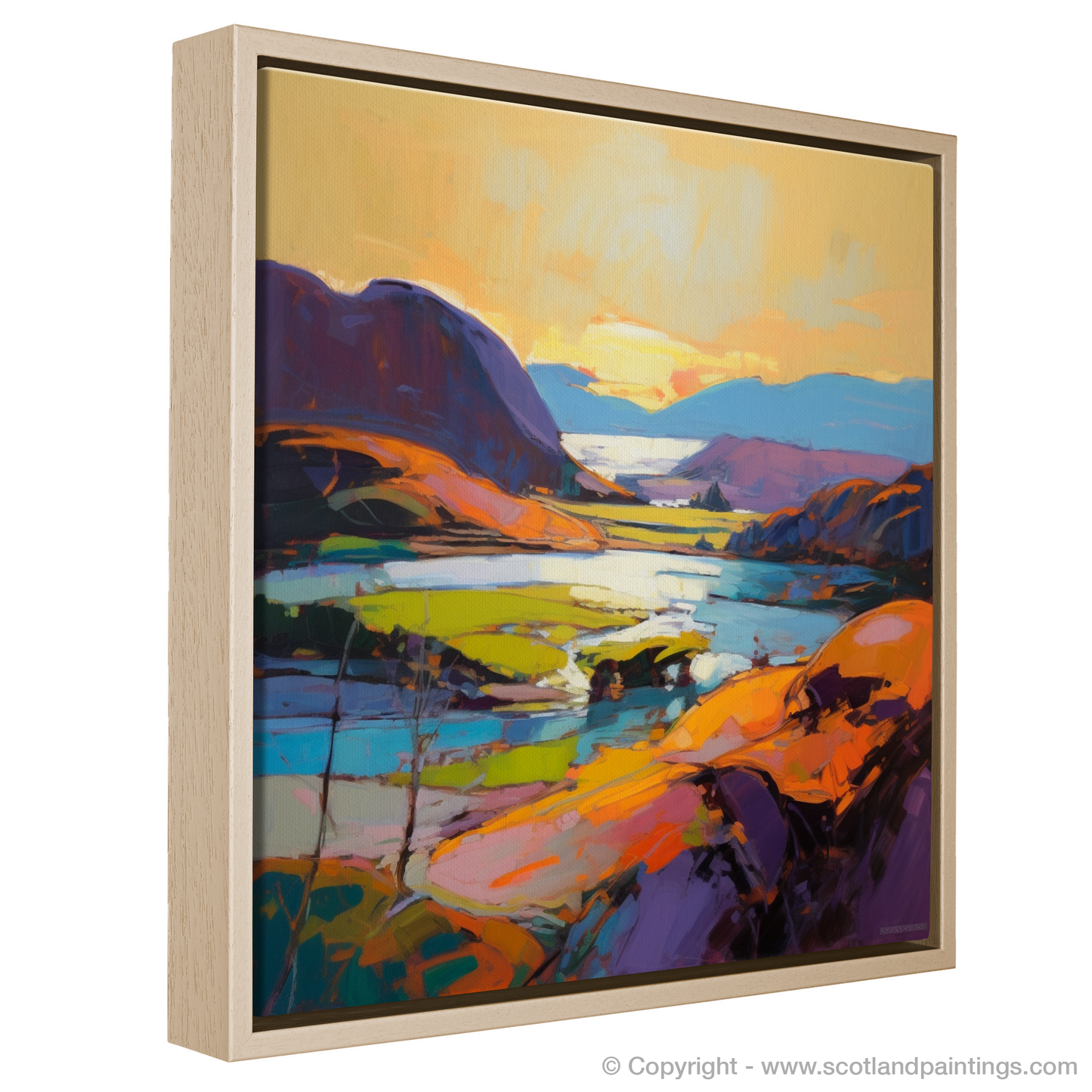 Balnakeil Bay at Sunset: An Expressionist Homage to Scottish Highlands