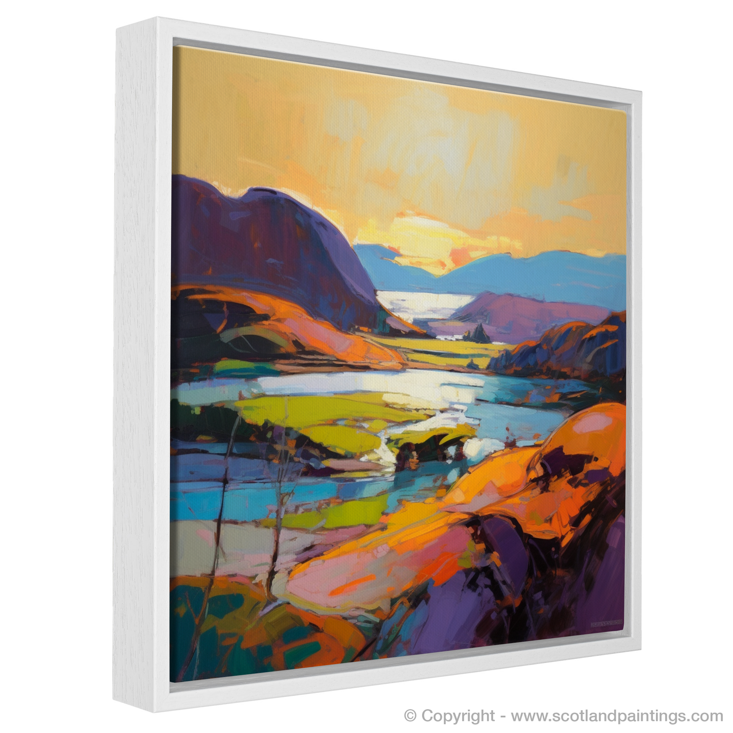 Balnakeil Bay at Sunset: An Expressionist Homage to Scottish Highlands