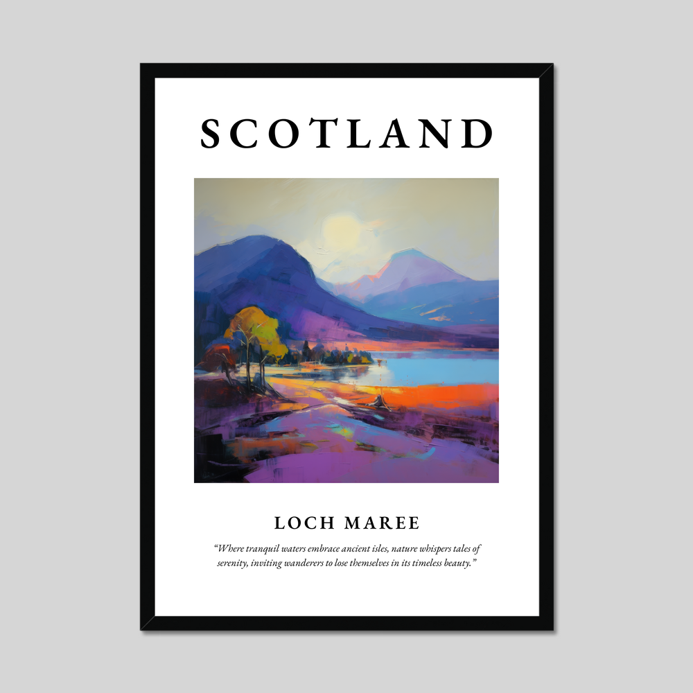 Poster of Loch Maree, Scotland.